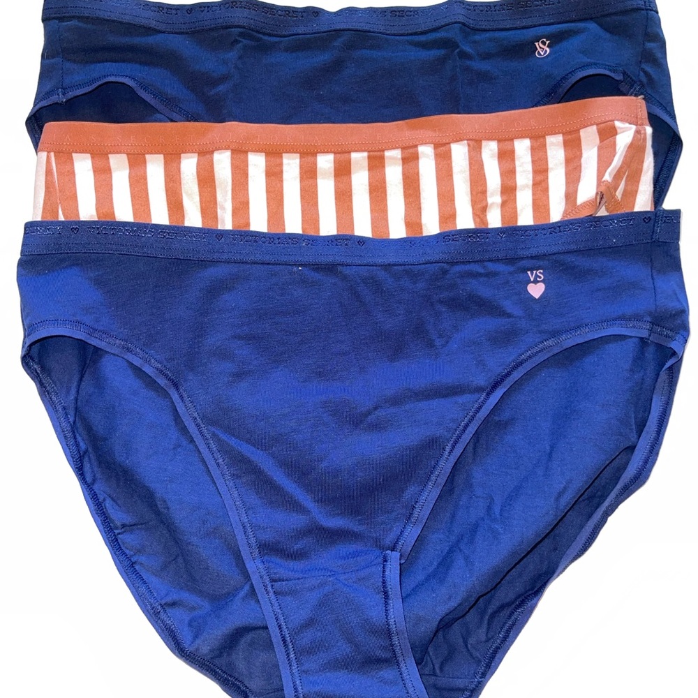 Victoria's Secret High Leg Brief 3 pair Panties M NWTS